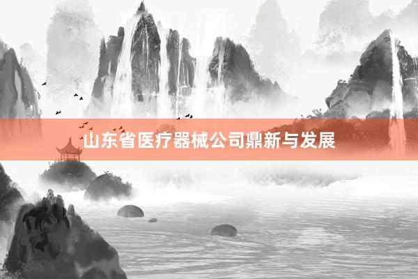 山东省医疗器械公司鼎新与发展